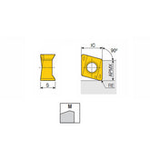 4NKT 04-M Double-sided inserts with unique four high positive helical cutting edges & high ramping capacity for 90° shoulders of general machining - Big-tools Industrial Supply Tools for Metal Cutting